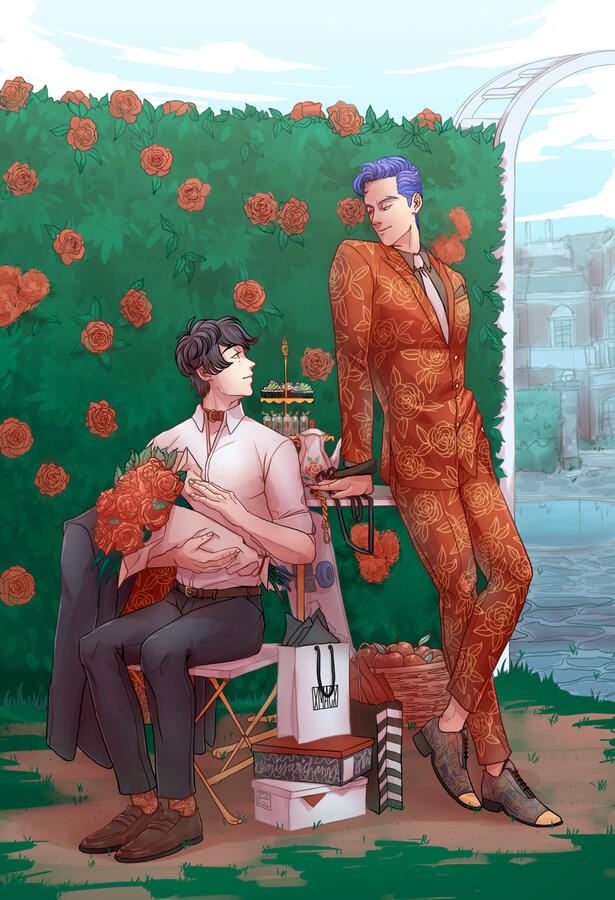 "Garden Party" for Doggy Style Zine, 2021